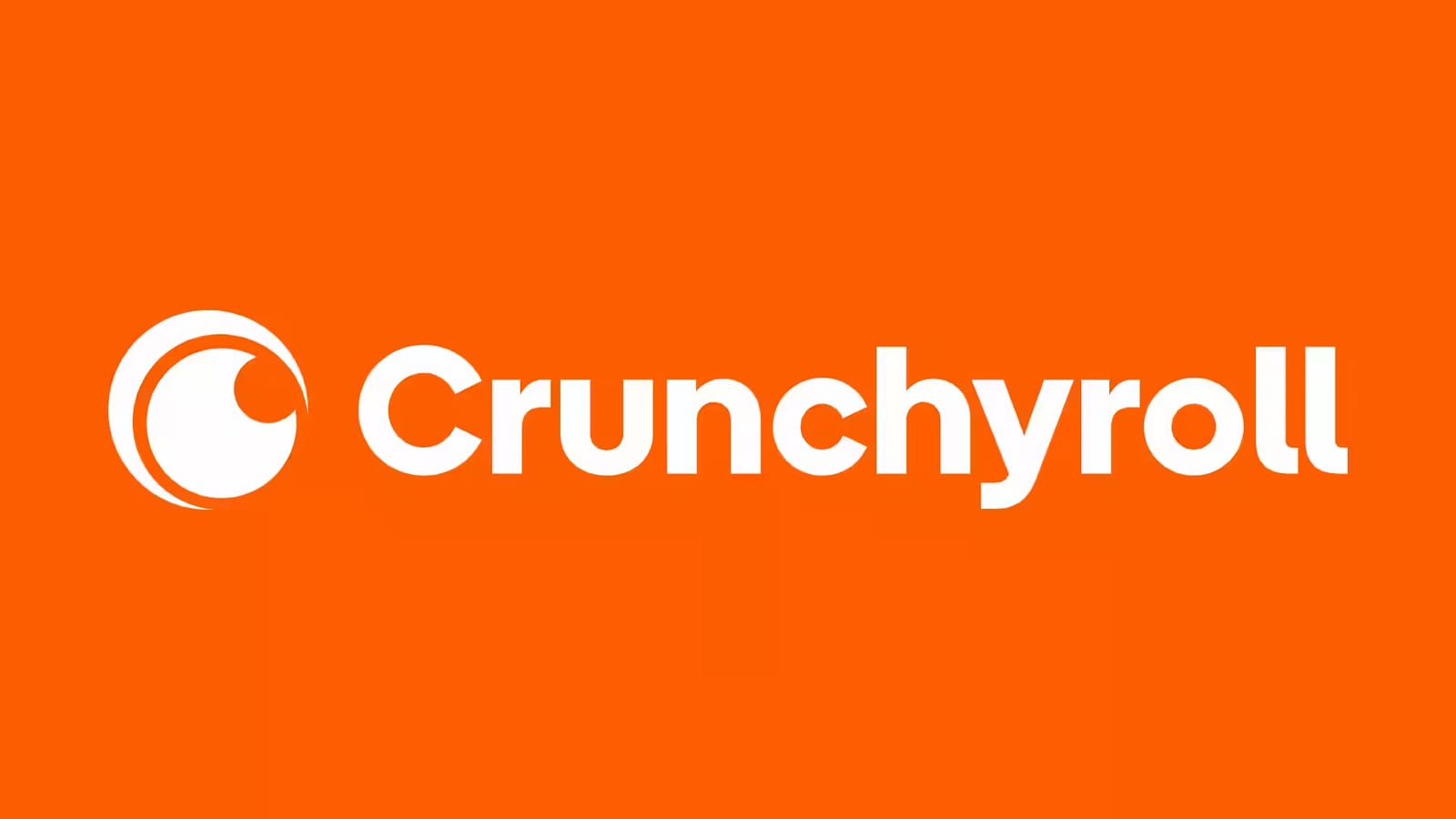 Crunchyroll logo orange background