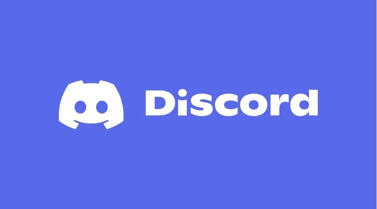 Discord logo blue background