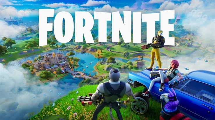 Fortnite game characters landscape
