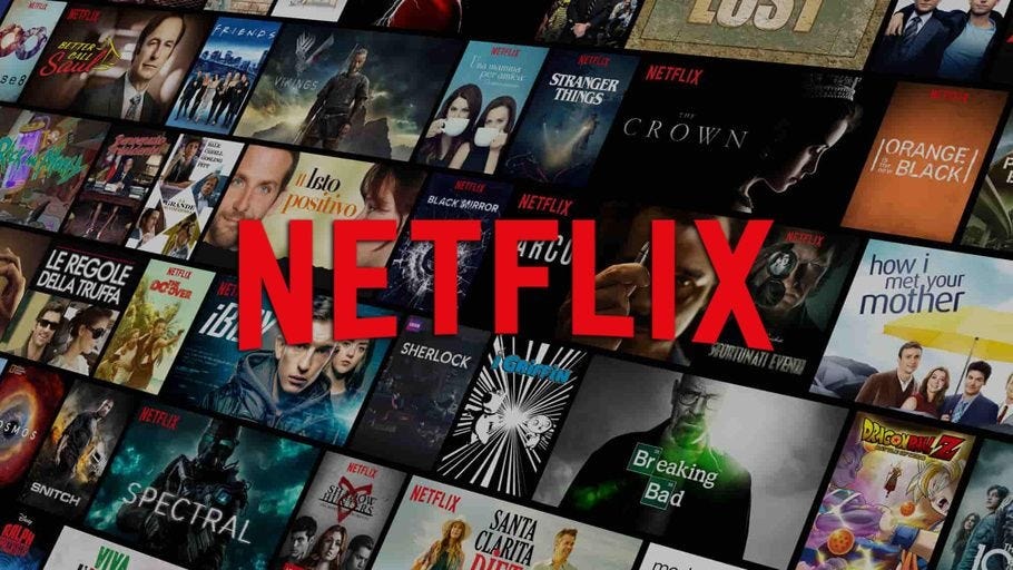 Netflix streaming service logo