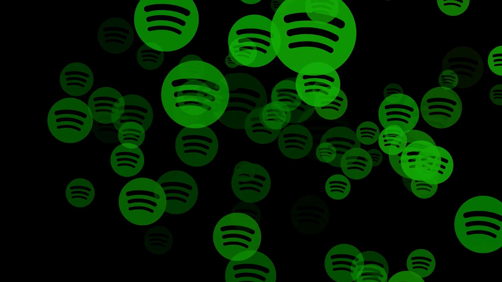 Spotify logo pattern background